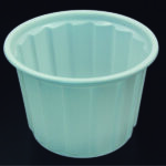 Plastic White Bowl 500cc with Lid