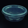 Plastic Clear Bowl 200cc with Lid