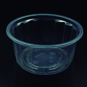 Plastic Clear Bowl 350cc with Lid