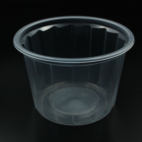 Plastic Clear Bowl 500cc with Lid