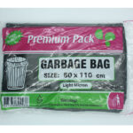 Garbage Bag Black 80×110 Light Duty