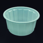 Plastic White Bowl 350cc with Lid