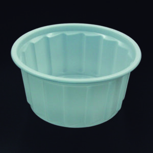 Plastic White Bowl 350cc with Lid