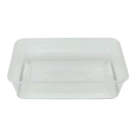 Microwavable Rectangle Container Clear