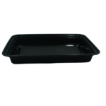 Black Base Rectangular Microwave Container | RE-58