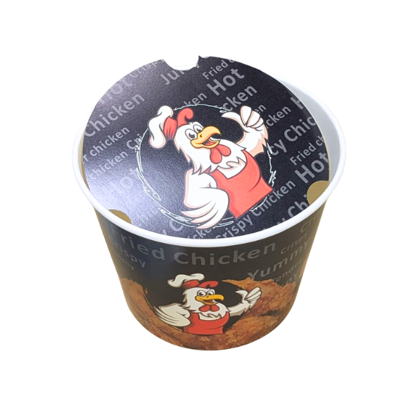 Fried Chicken Bucket – Disposable Paper Buckets (170 oz / 130 oz / 85 oz) - Image 5