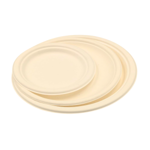 Pureearth Disposable Plates – Bagasse - 7" 9"10" | Biodegradable & Eco-Friendly |