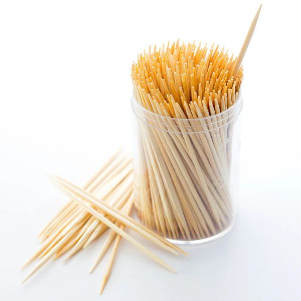 Double end Bamboo Toothpick 57600 pieces | 18 x 8 bottle | 400 pieces in PI Bottle