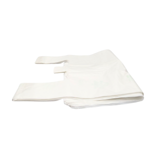 White Plastic Carry Bags – 5 and 20 kg Bundle –T-shirt Style – Small, Medium & Large Sizes