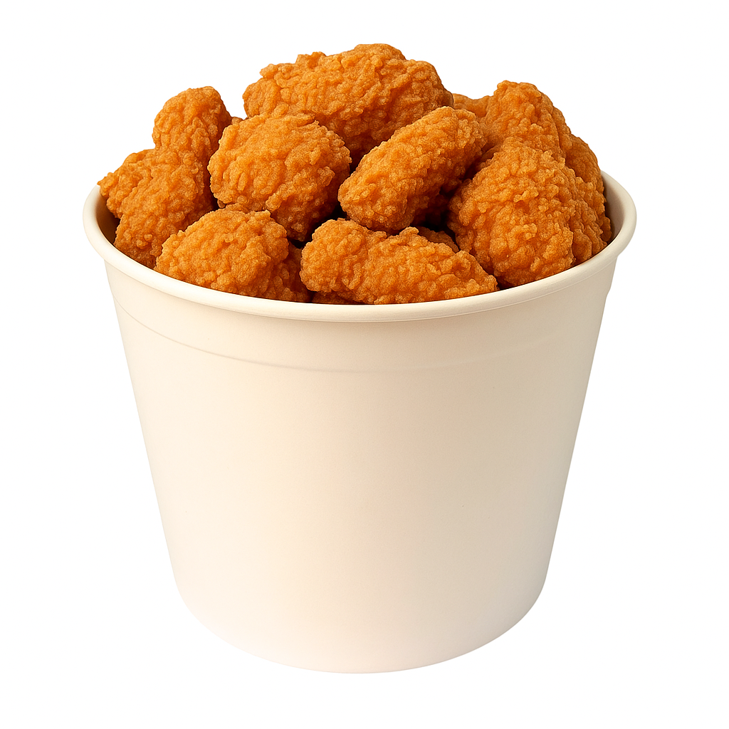 White Paper Chicken Buckets – Small (85 oz), Medium (130 oz), Large (170 oz) – 100–150 Pcs - Image 10