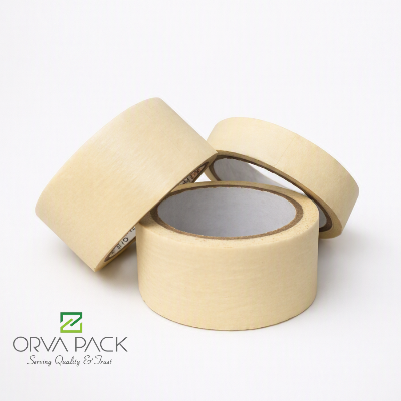 Masking Tape / White Packaging Tape – 2″ & 1″ Heavy-Duty Adhesive Tape for Carton Sealing (UAE)